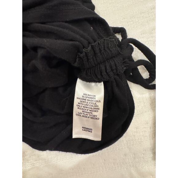 Melrose and Market Bodycon Dress Women’s Medium Black Minimalist Clean Girl - Picture 11 of 14